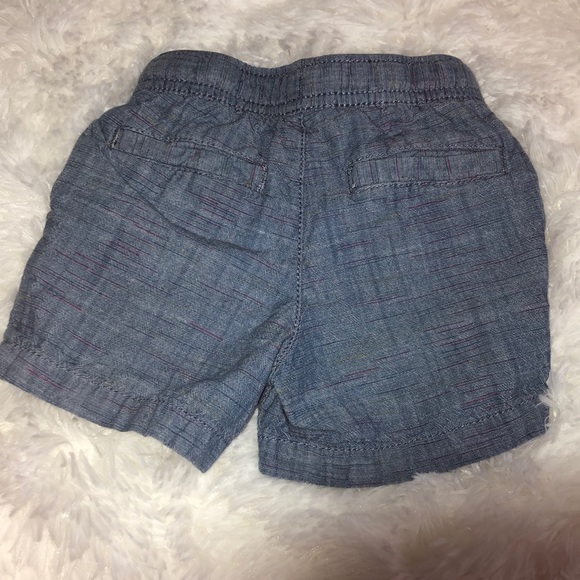 CAT & JACK Blue Woven pull on shorts - Picture 3 of 3